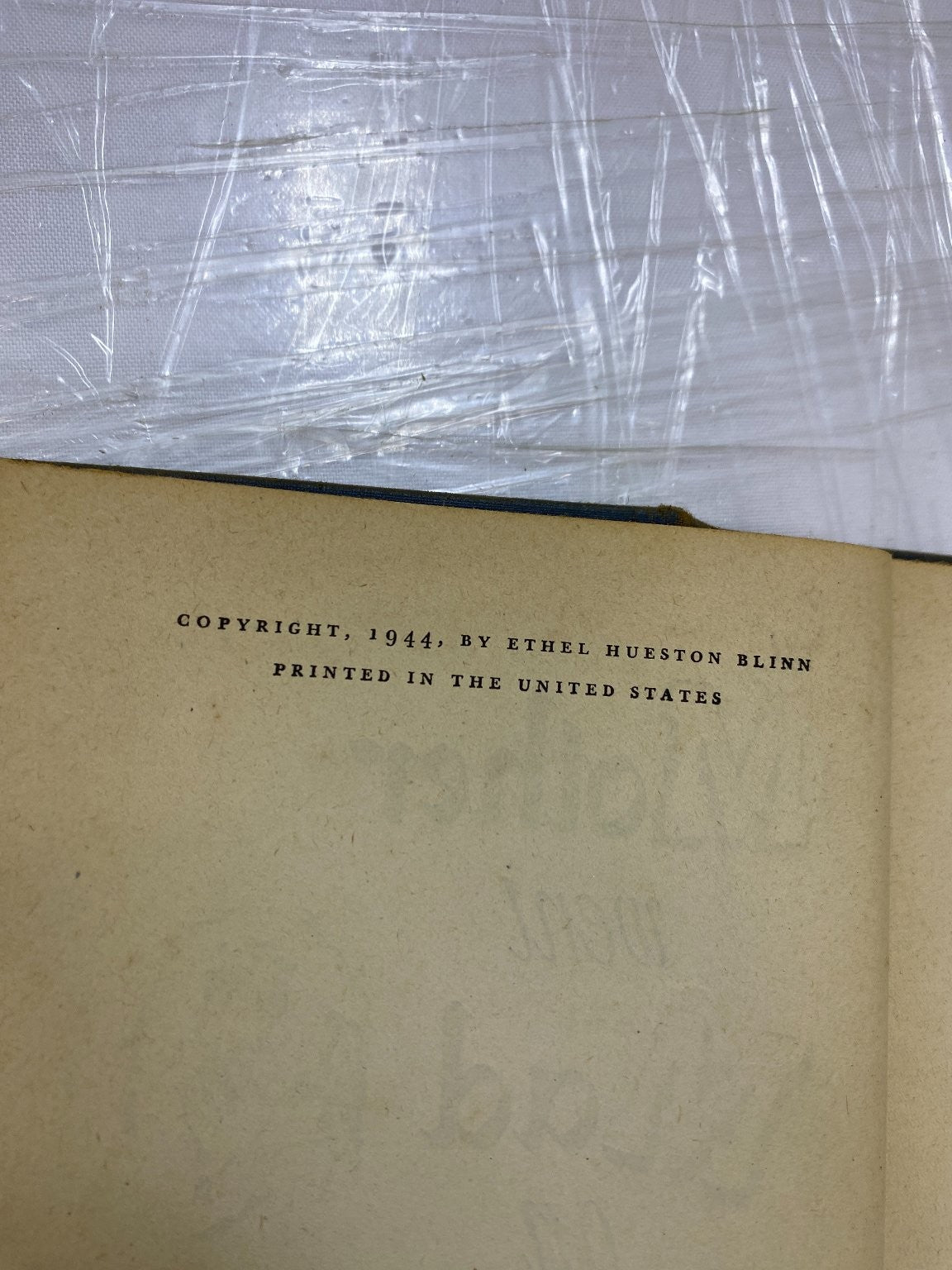 Mother Went Mad on Monday Ethel Hueston 1944 Vintage Hardcover Bobbs-Merrill