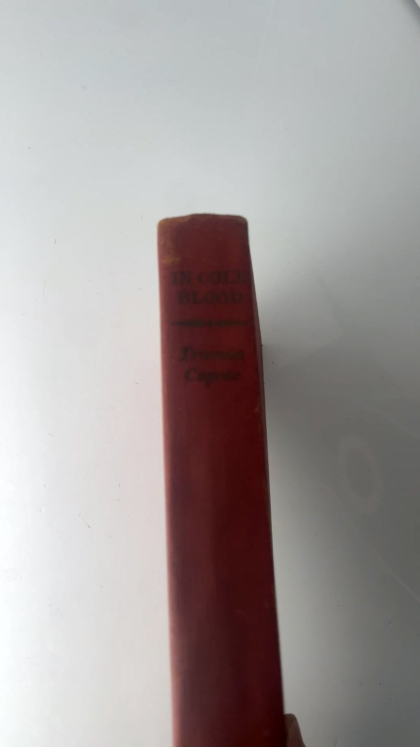 In Cold Blood Truman Capote 1965 First Edition True Crime Random House