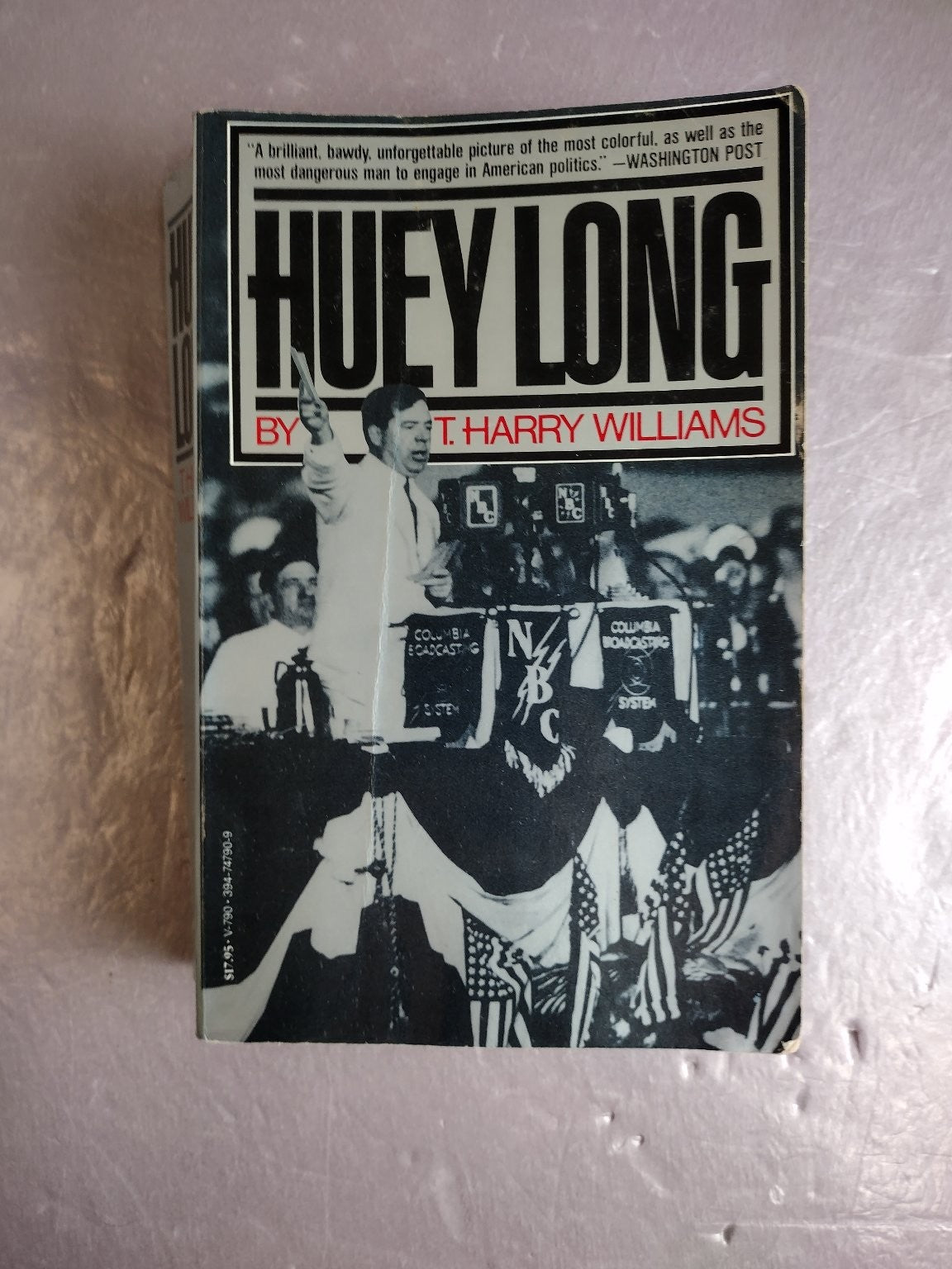 Huey Long T. Harry Williams Biography Political History Vintage Books
