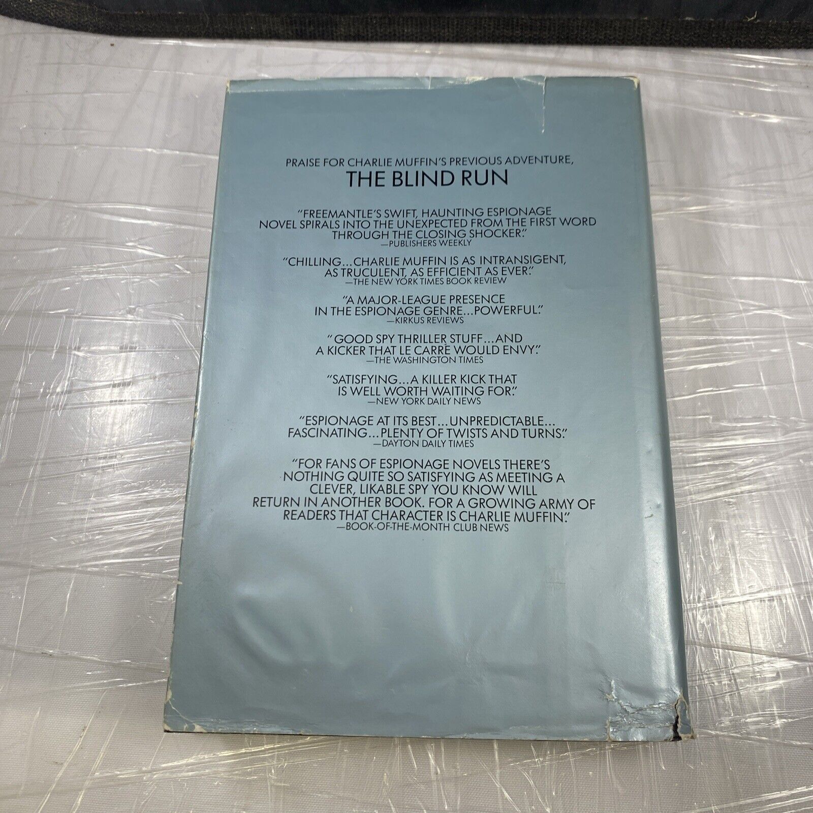 1987 SEE CHARLIE RUN Brian Freemantle British Secret Service Agent Muffin hc/dj
