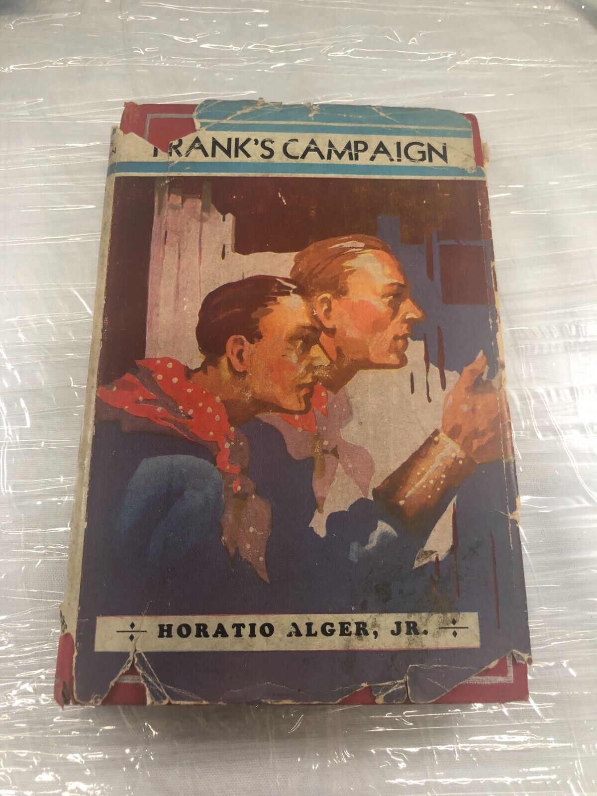 Political Fiction Frank's Campaign by Horatio Alger, Jr. World Syndicate HC/DJ