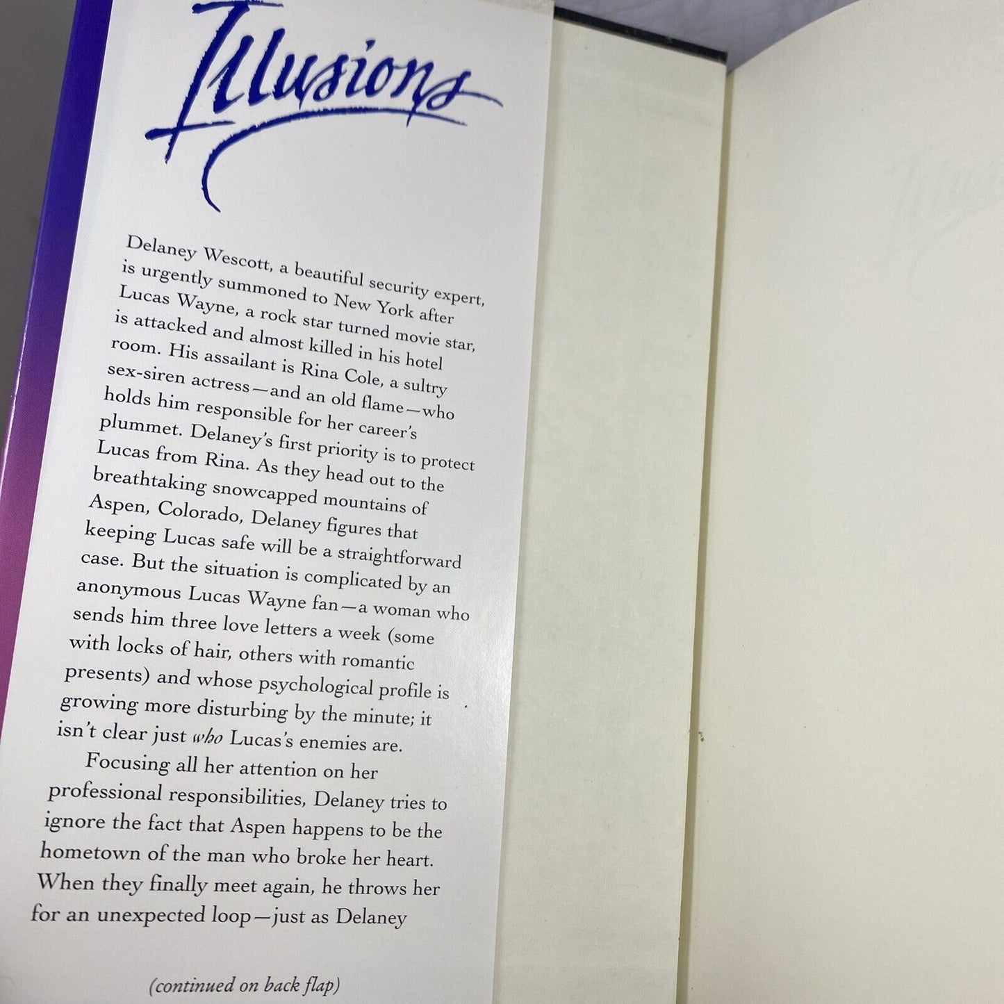 Illusions by Janet Daily (1997, Hardcover) VERY NICE Vintage Novel Book Club Ed