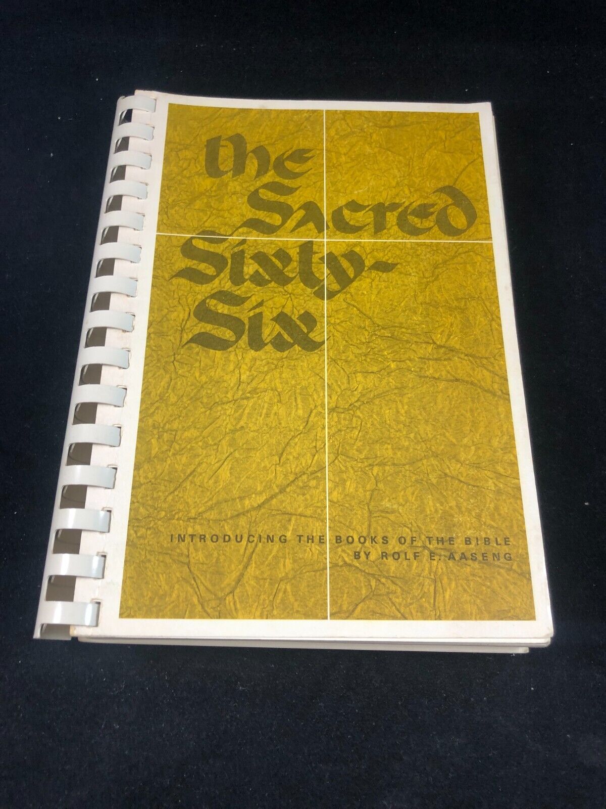 The Sacred Sixty-Six Rolf E. Aaseng Spiral Christian book