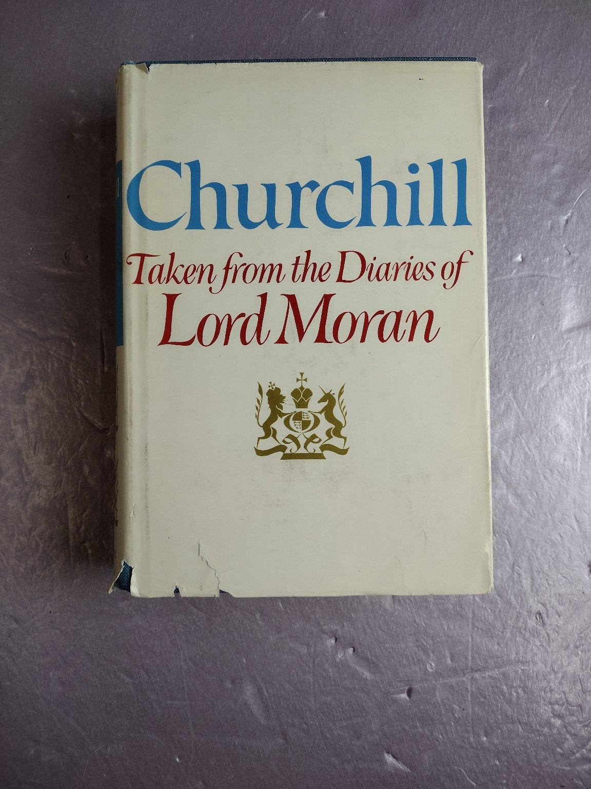 Churchill Diaries Lord Moran 1966 First Edition Biography History Houghton