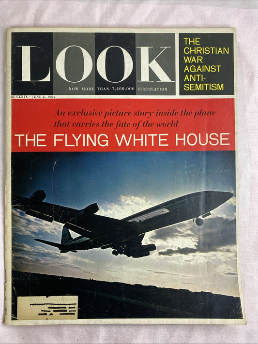 LOOK magazine June 2 1964 THE FLYING WHITE HOUSE - YOGI BERRA - RITA PAVONE