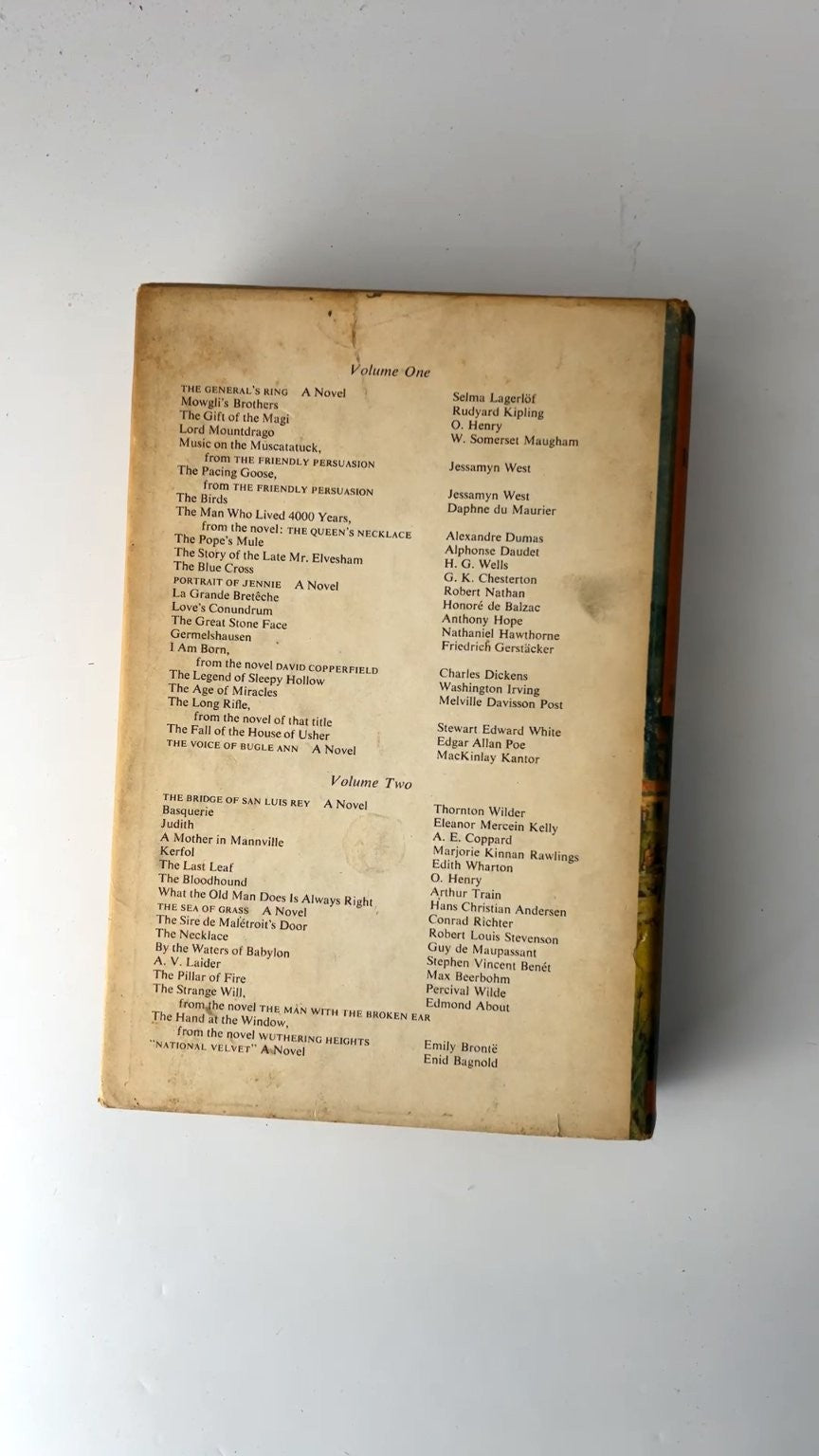 Stories to Remember Thomas B. Costain John Beecroft 1956 Book Club Edition