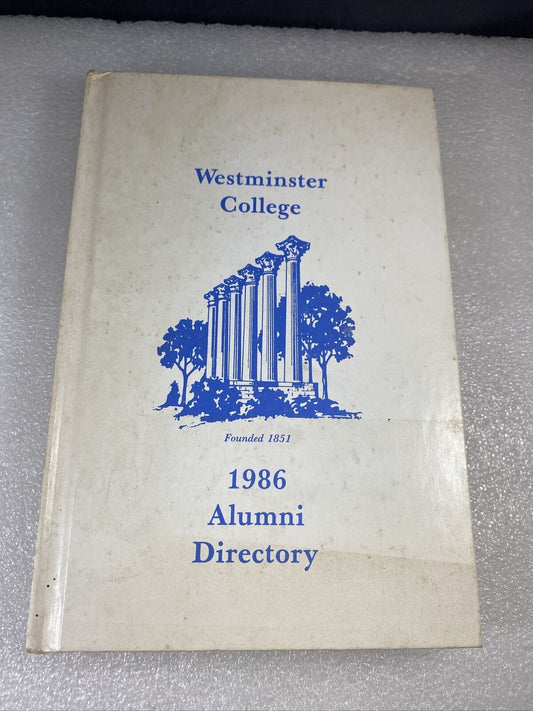 1986 westminster college alumni directory book Vintage 80s Fulton Missouri