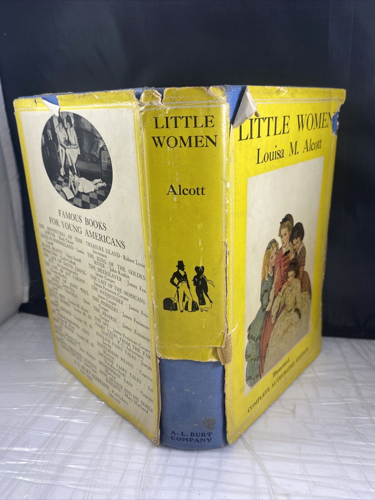 "LITTLE WOMEN" BY LOUISA M. ALCOTT - Vintage 1911 Edition AL Burt Publ Dust J