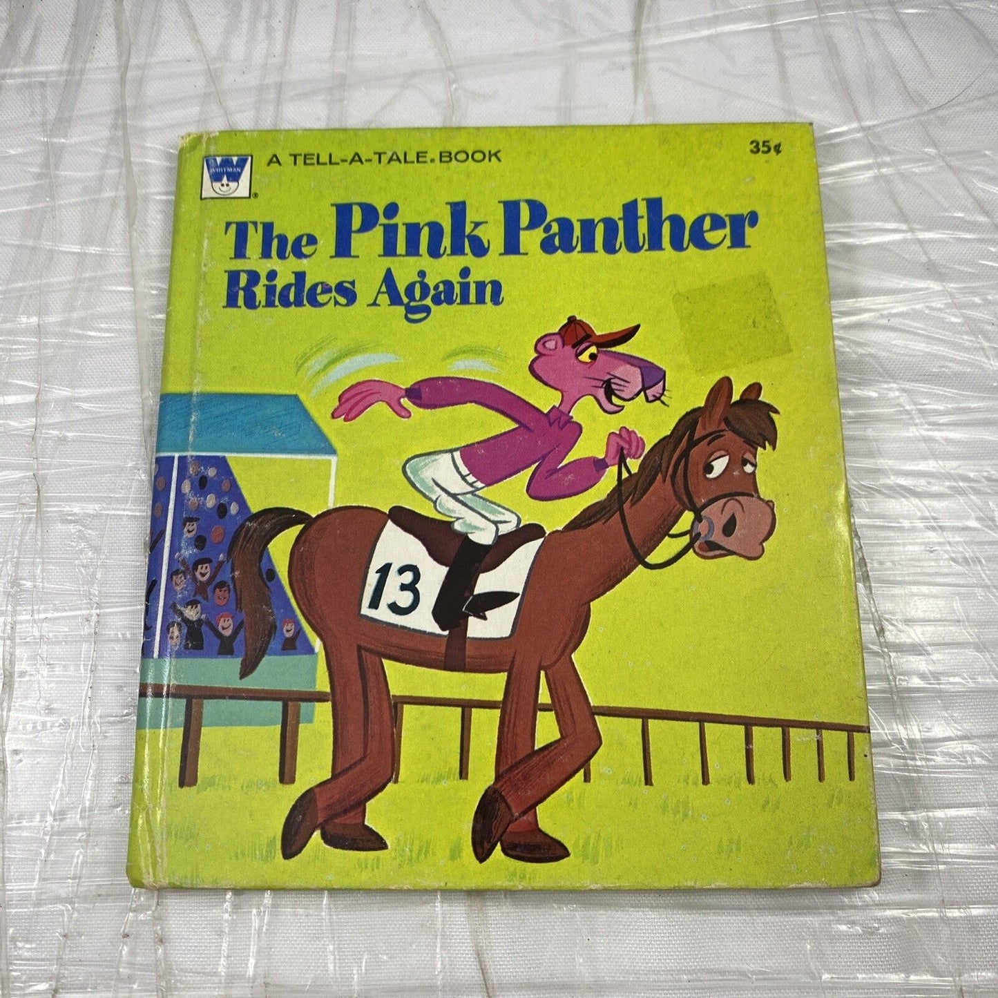 Vintage Children's Whitman Tell-A-Tale Book ~ THE PINK PANTHER RIDES AGAIN 1976