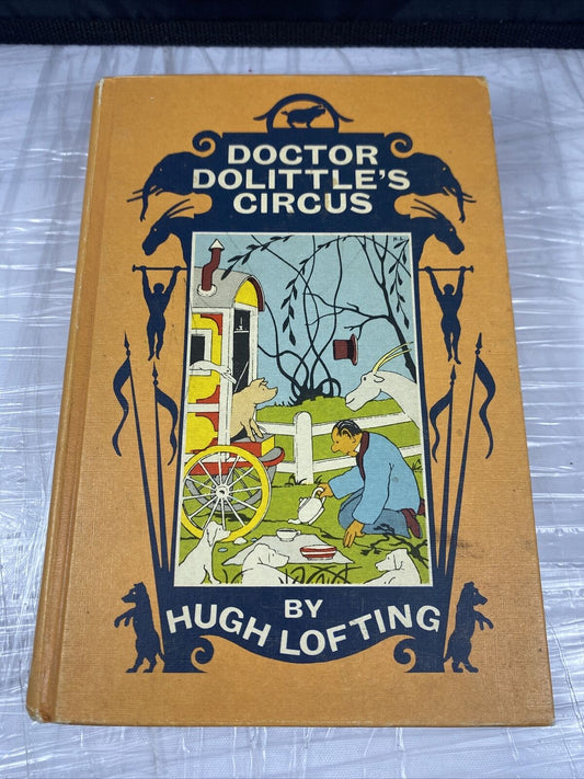 Vintage ~ Dr. Dolittle's Circus~ ,  Hardcover Book, Copyright 1952, Hugh Lofting