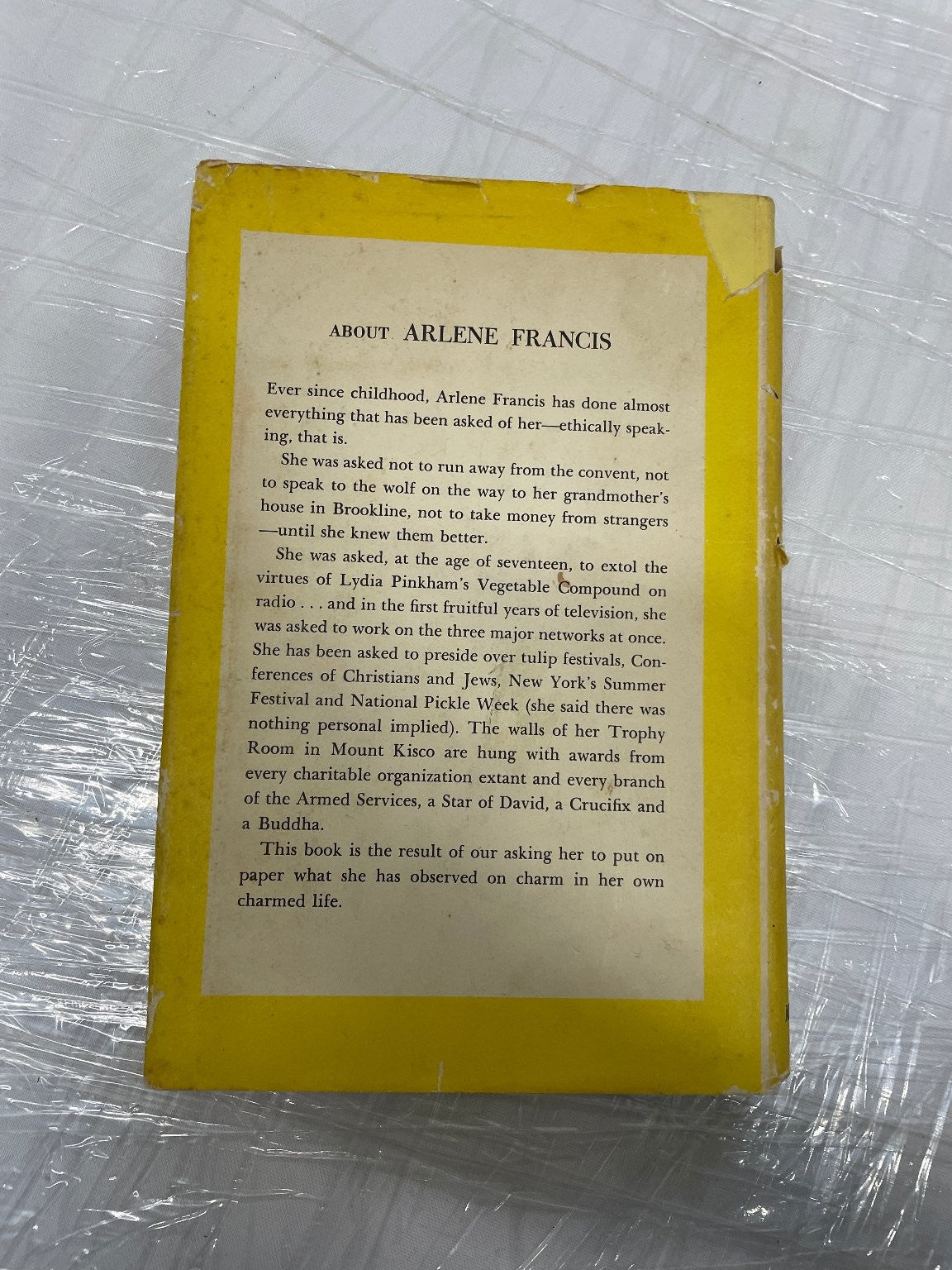 That Certain Something by Arlene Francis 1960 Book Club Edition VTG Self Help