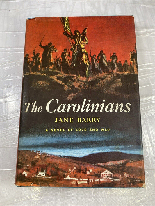 The Carolinians by Jane Barry (1959, Hardcover) Vintage Historical Fiction Novel