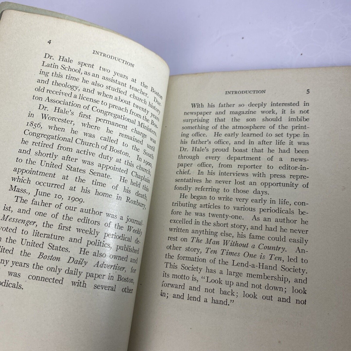 The Man Without A Country Isabell Revell Antique Short Novel Paperback Rare!!!