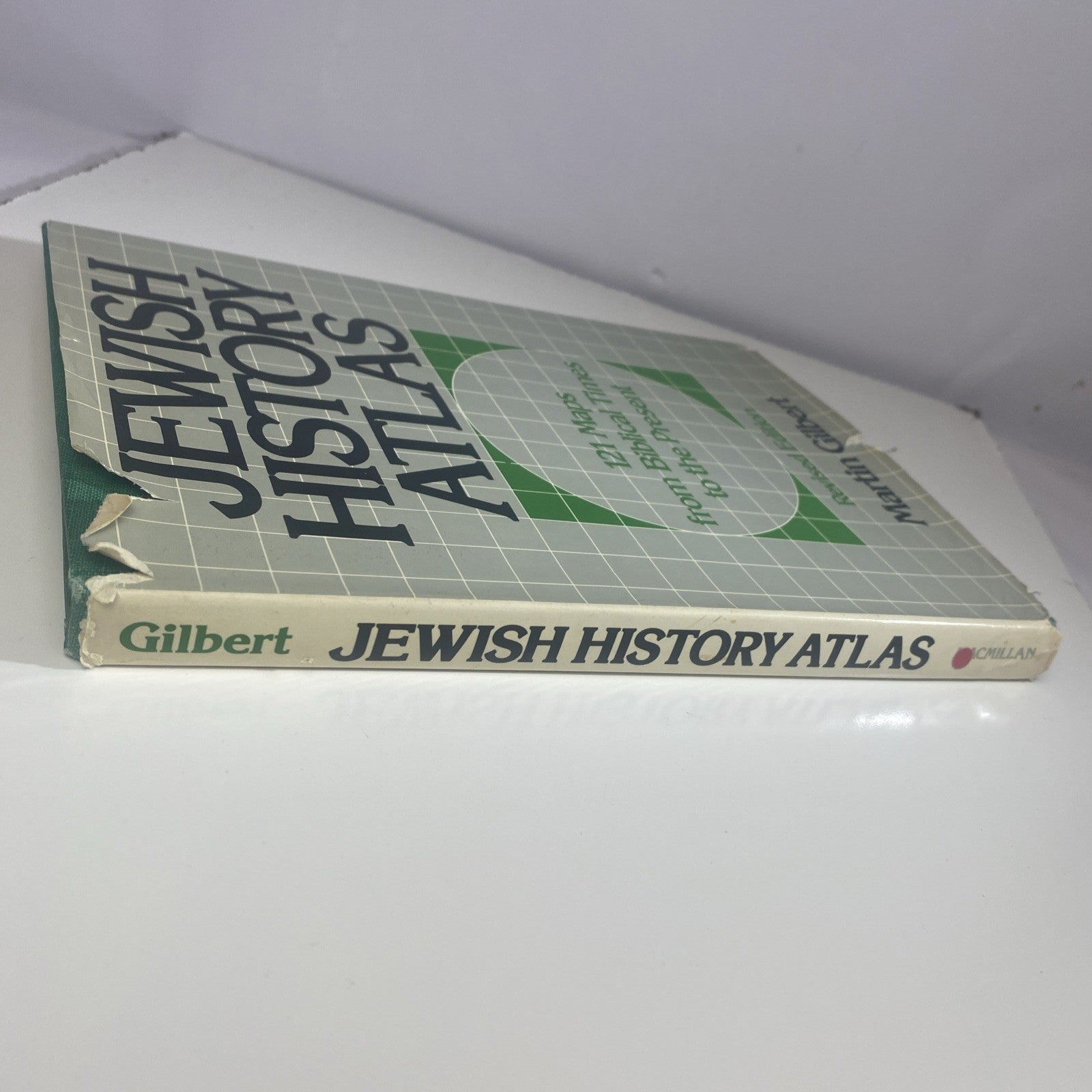 Jewish History Atlas Vintage 60s 70s Jewry Migration Maps Hardcover Book