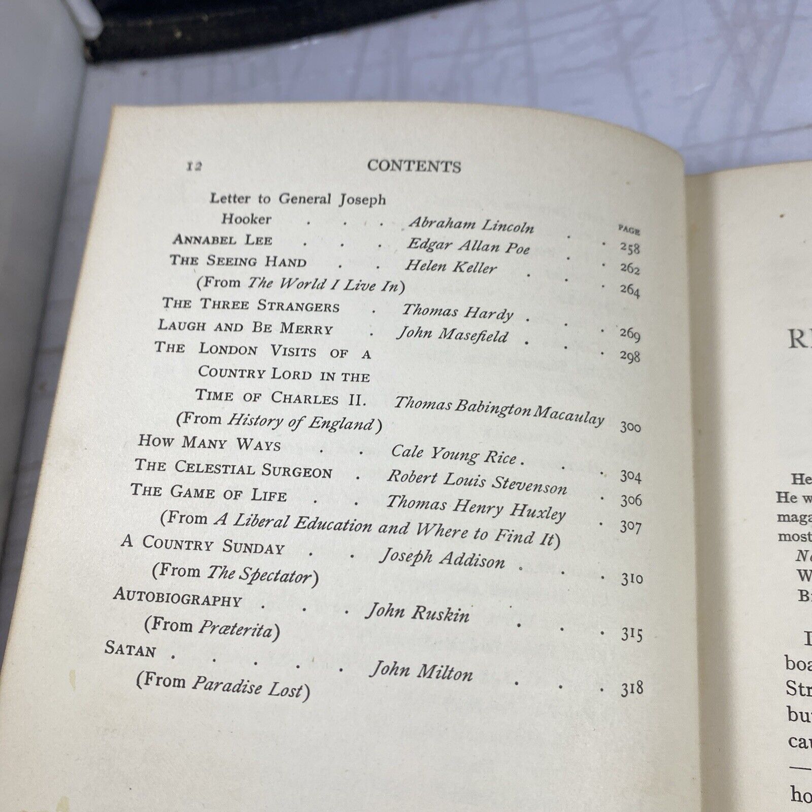 1915 Readings from Literature Reuben Halleck & Elizabeth Barbour Hardcover