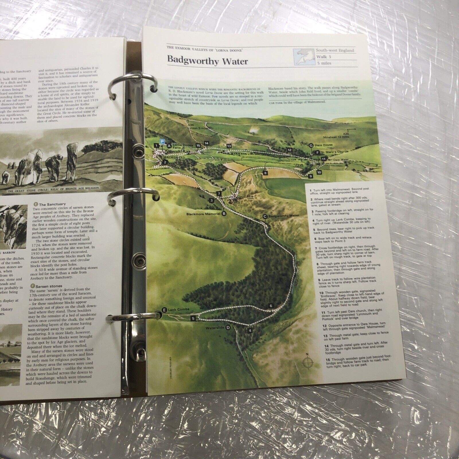 Concise Edition of No Through Road Book of Country Walks 1979 Binder