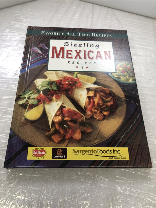 Vintage Lawrys Del Monte Sizzling Mexican Recipes Cookbook. Very Good