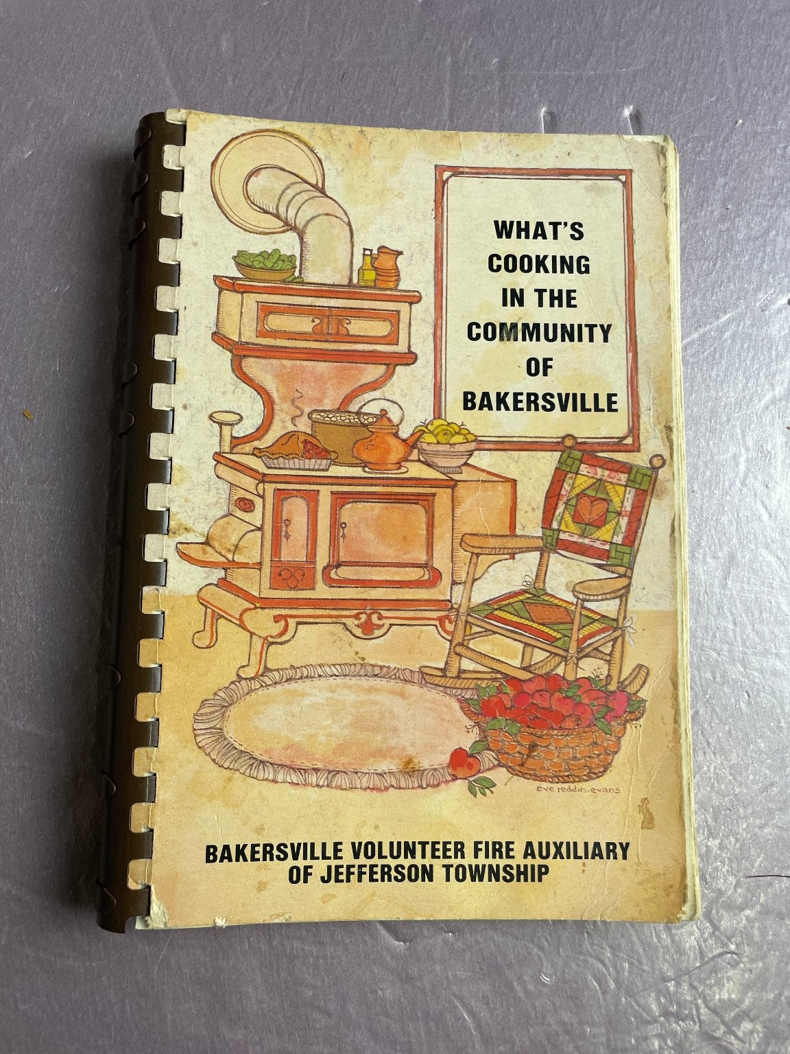 What's Cooking in Bakersville 1982 Community Cookbook Fire Auxiliary
