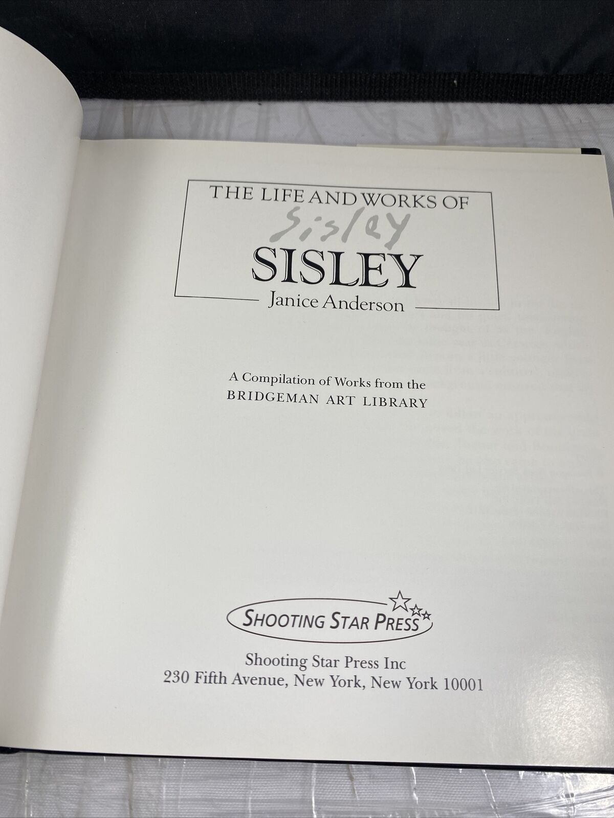 Great 1800s French Italian Artist LIFE AND WORKS OF SISLEY By Janice Anderson