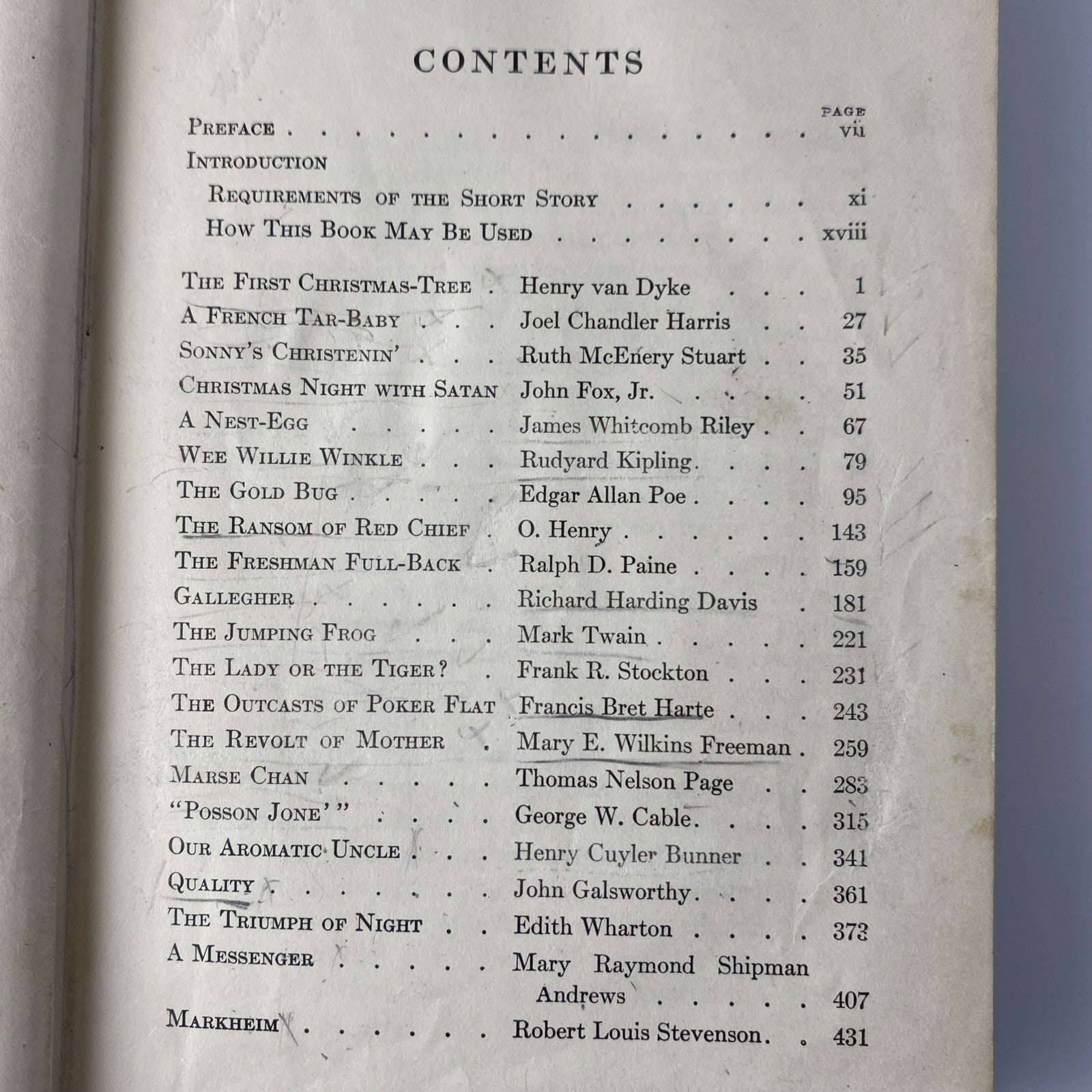 SHORT STORIES FOR ENGLISH COURSES by Rosa M.R. Mikels 1920 Antique Literature