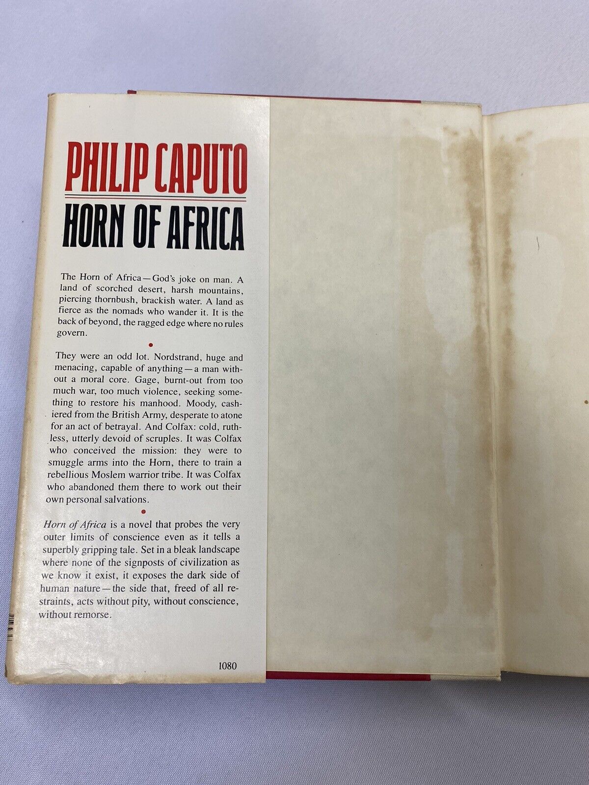 Horn of Africa by Philip Caputo FIRST EDITION HB