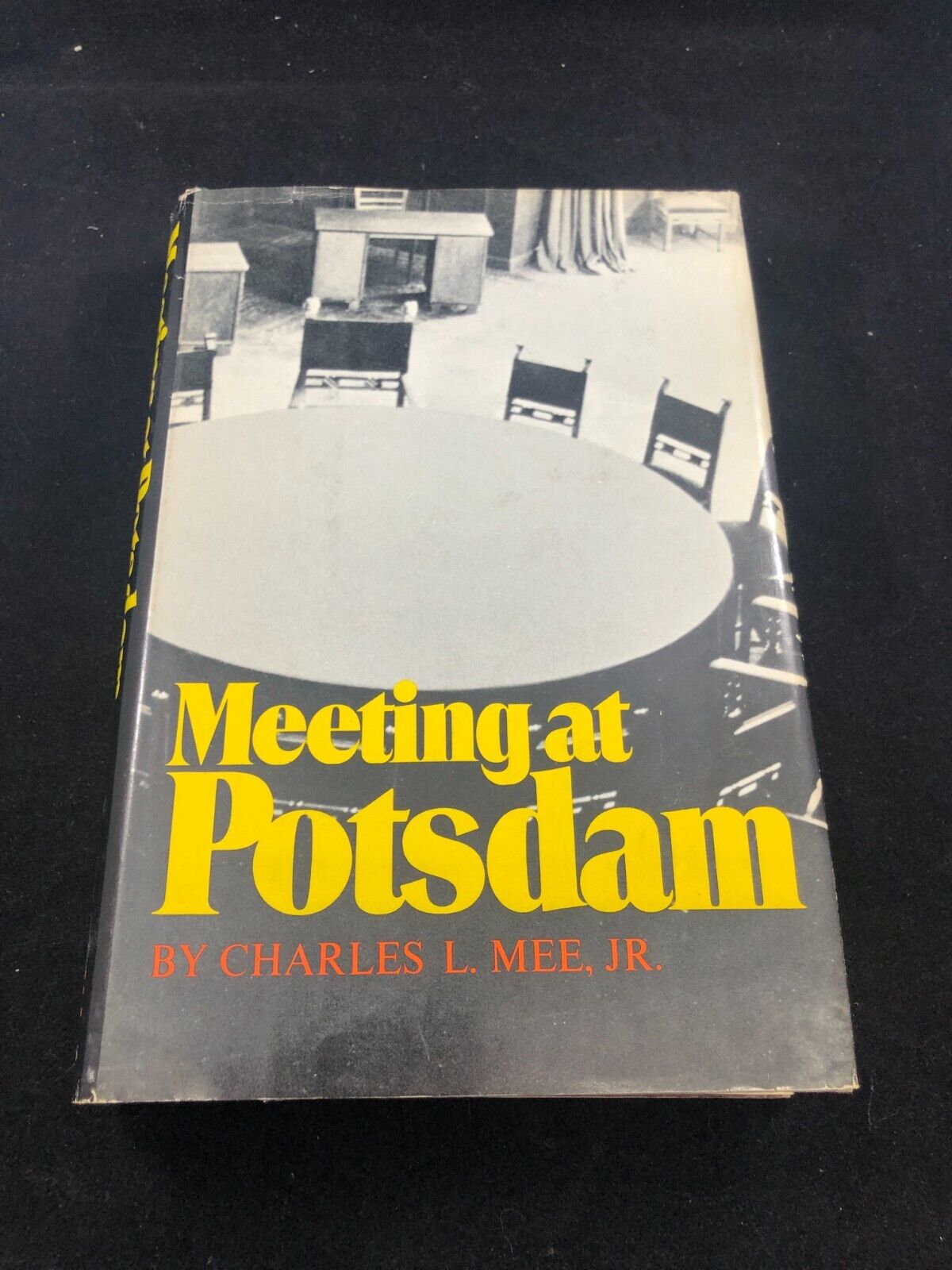 Meeting at Potsdam by Charles Mee Jr. HC, 1975 Book club edition. Companion incl