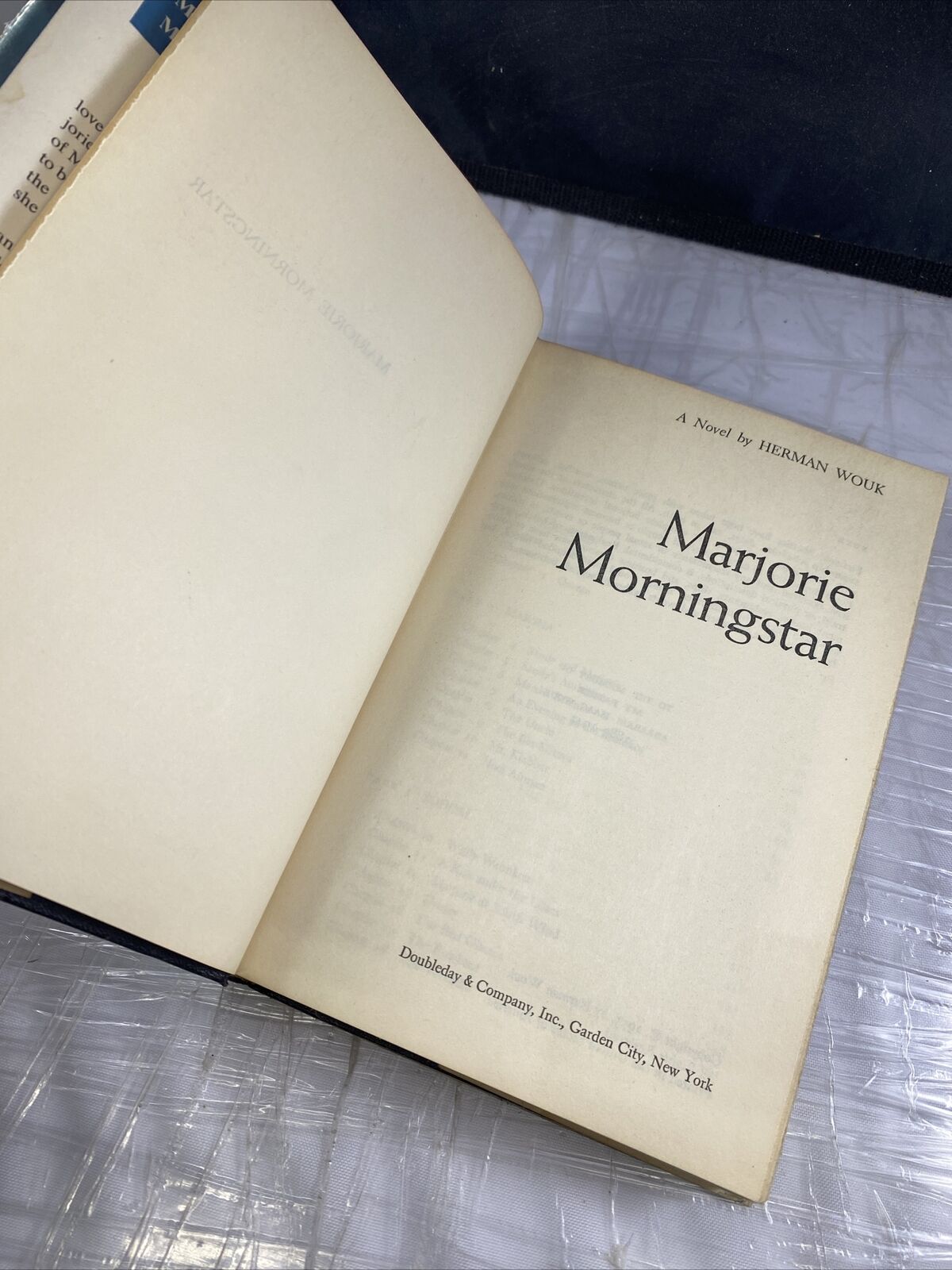 Marjorie Morningstar by Herman Wouk - 1955 Vintage 1950s Book Club Edition