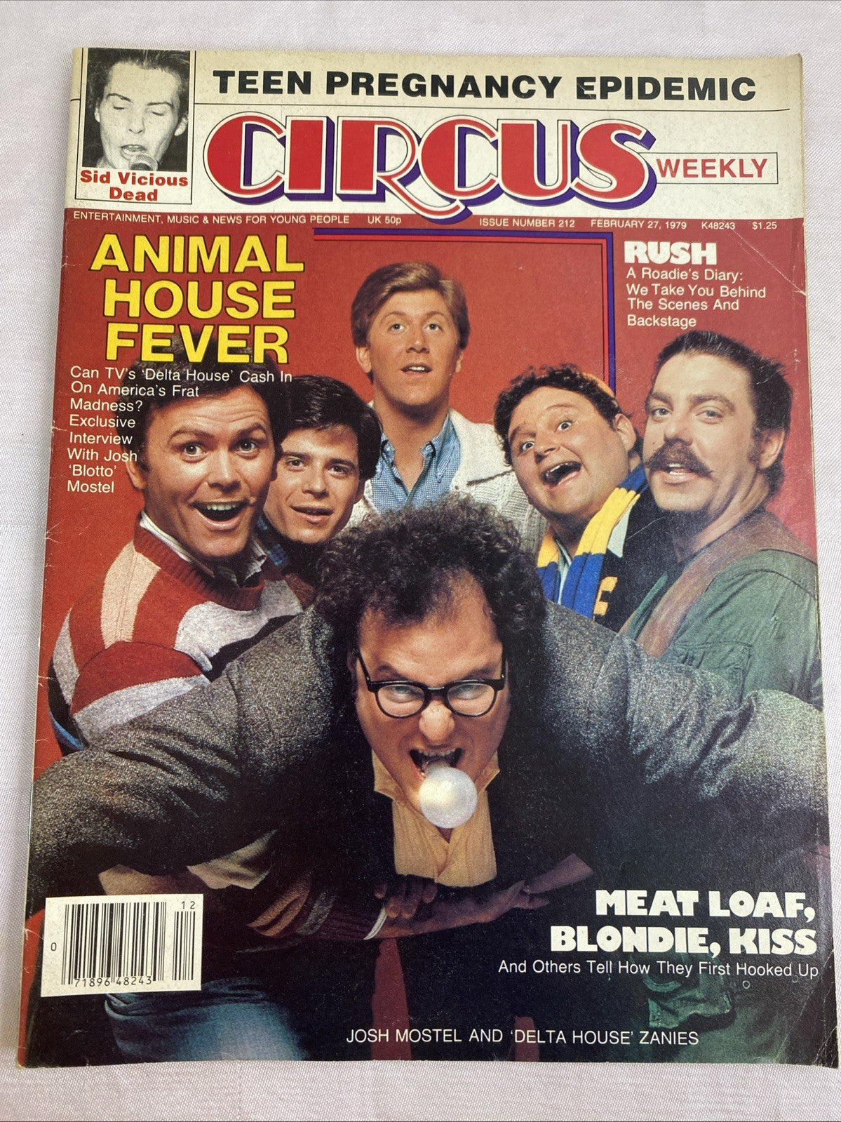 Circus Magazine Feb 27, 1979 Delta House Cover Blondie Sid Vicious