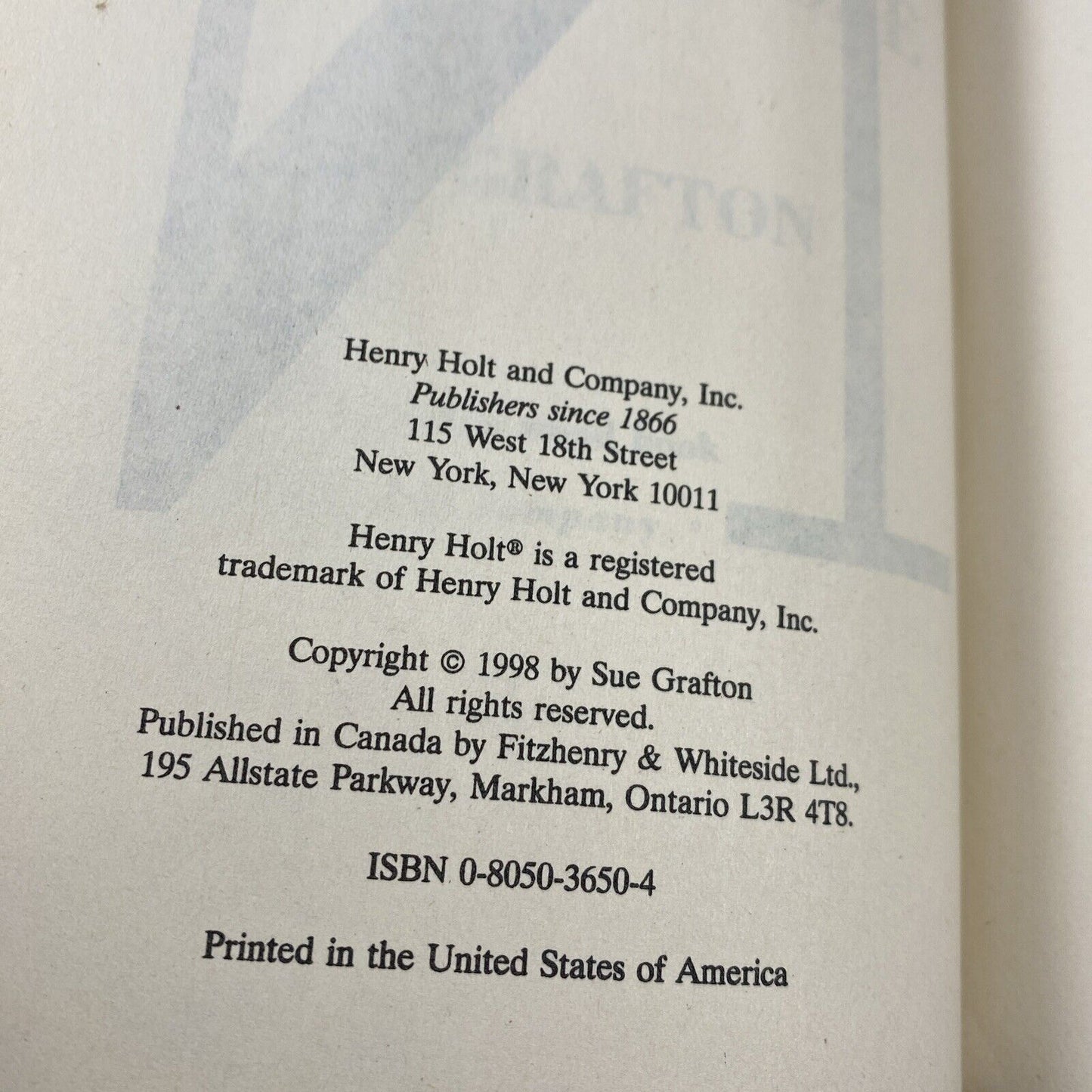 Kinsey Millhone Alphabet Mysteries: N Is for Noose 14 by Sue Grafton (1998 BCE