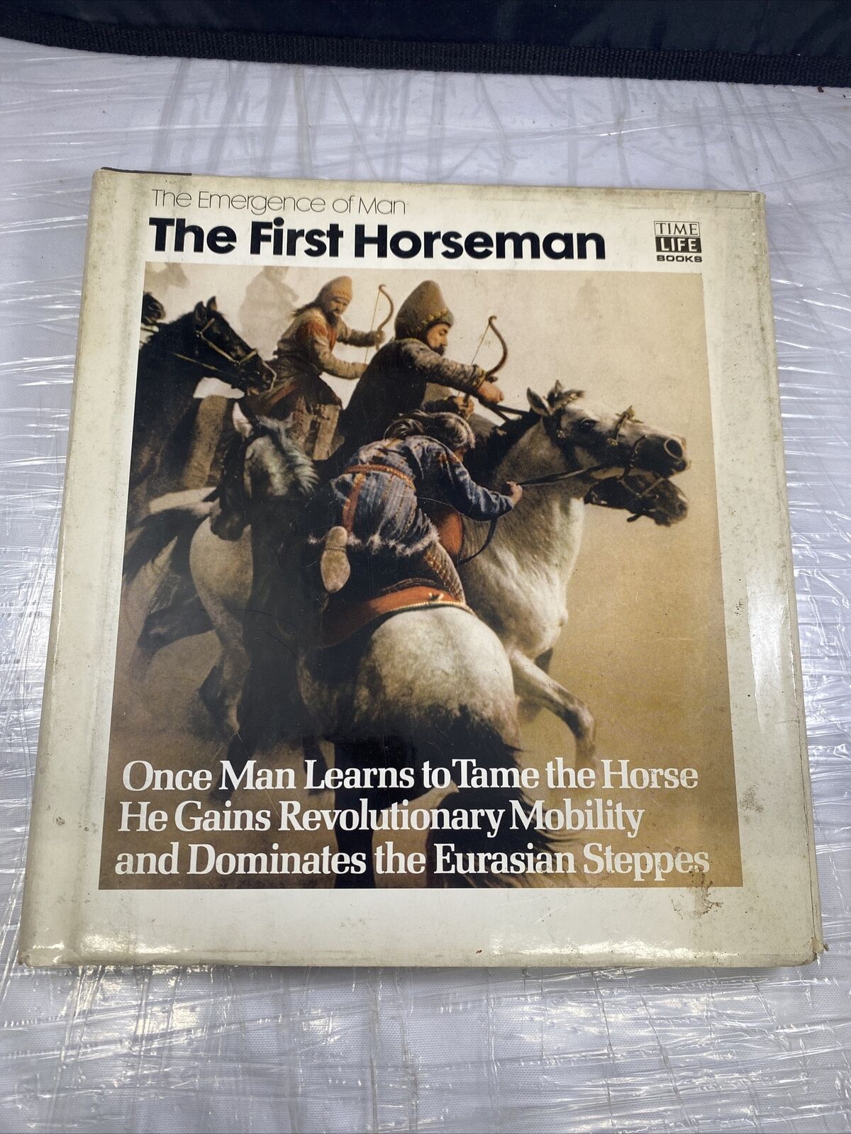 THE FIRST HORSEMAN THE EMERGENCE OF MAN Vintage 80s Time Life History Book