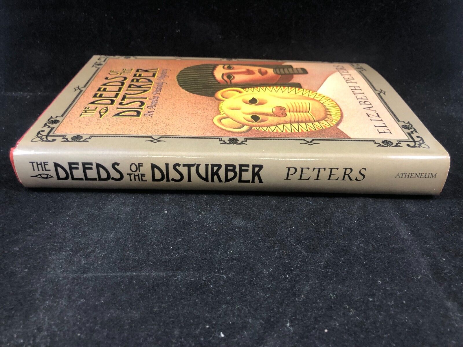 1988 ~ The Deeds of the Disturber ~ Elizabeth Peters ~ BCE Hardcover w/ DJ