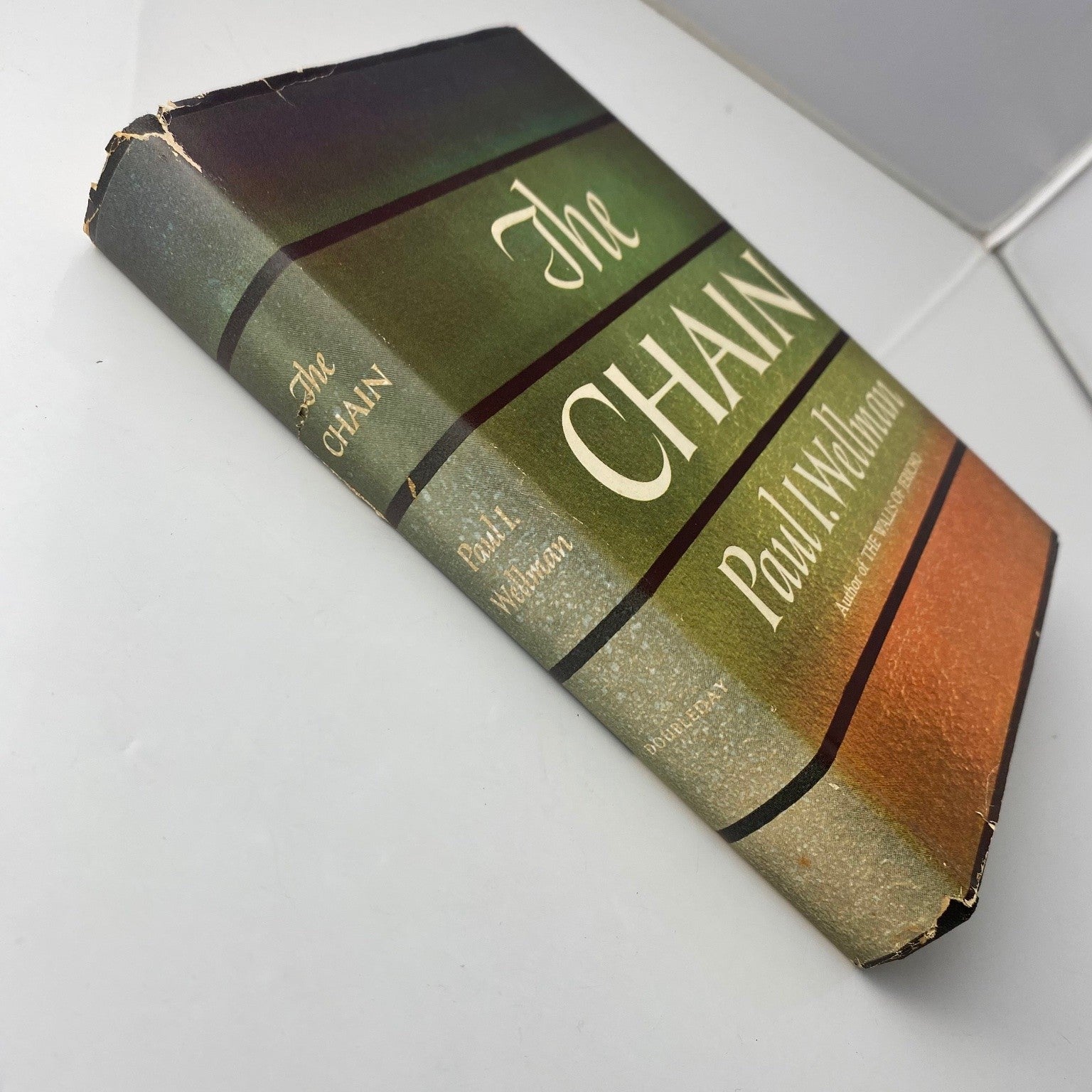 The Chain Paul I. Wellman 1949 First Edition Historical Fiction Doubleday
