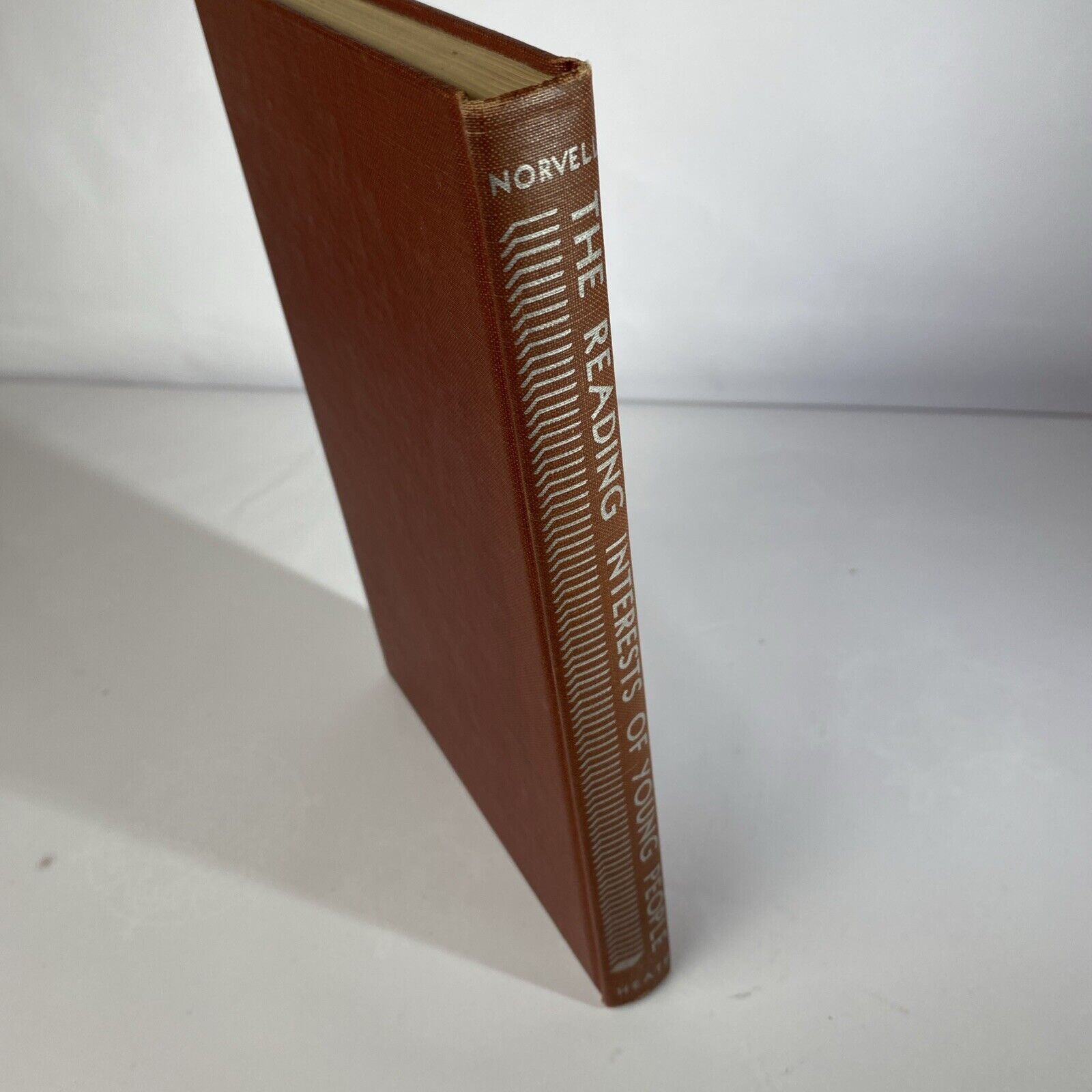 The Reading Interests Of Young People by George Norvell 1950 HC Vintage Textbook
