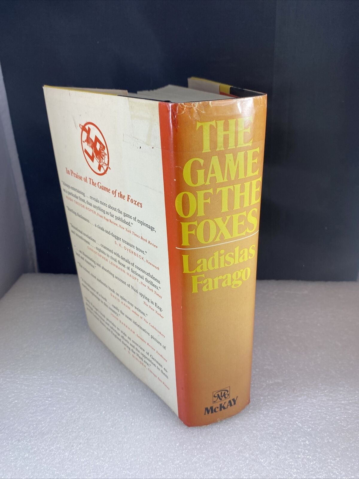 The Game of the Foxes by Ladislas Farago Book Club Ed Vintage 70s German Spy