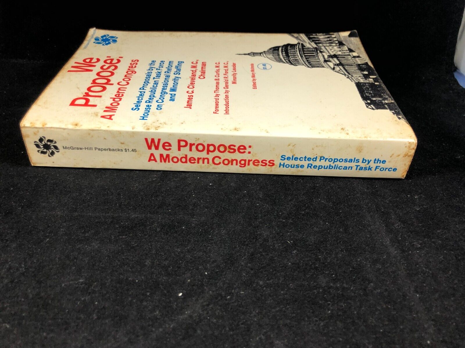 Vintage Government We propose: A Modern Congress by James C. Cleveland Paperback