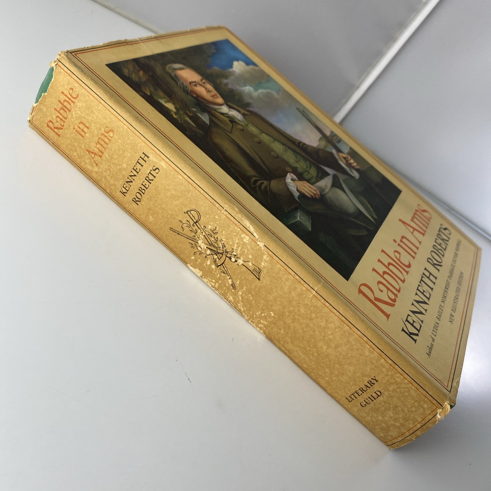 Rabble in Arms by Kenneth Roberts 1947 Book Club Edition Hardcover Early America