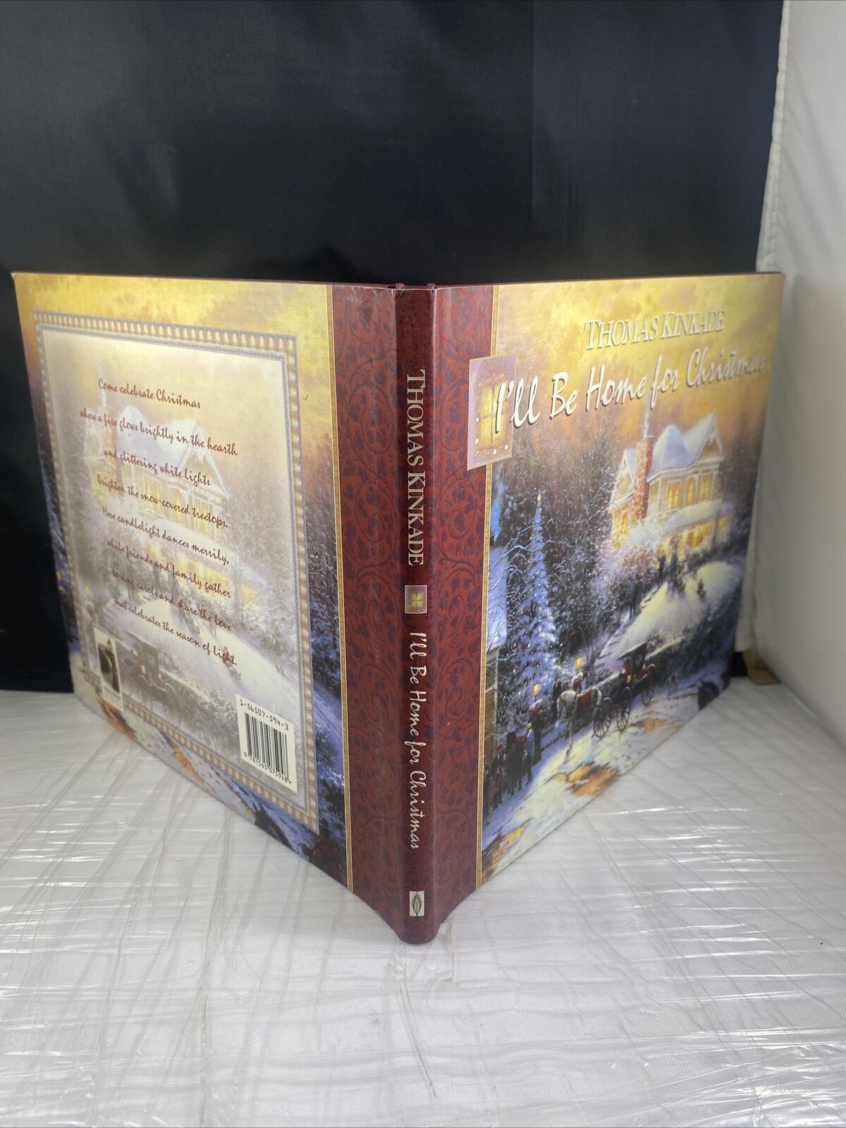 I'll Be Home for Christmas by Thomas Kinkade (1997 hardcover with DJ)