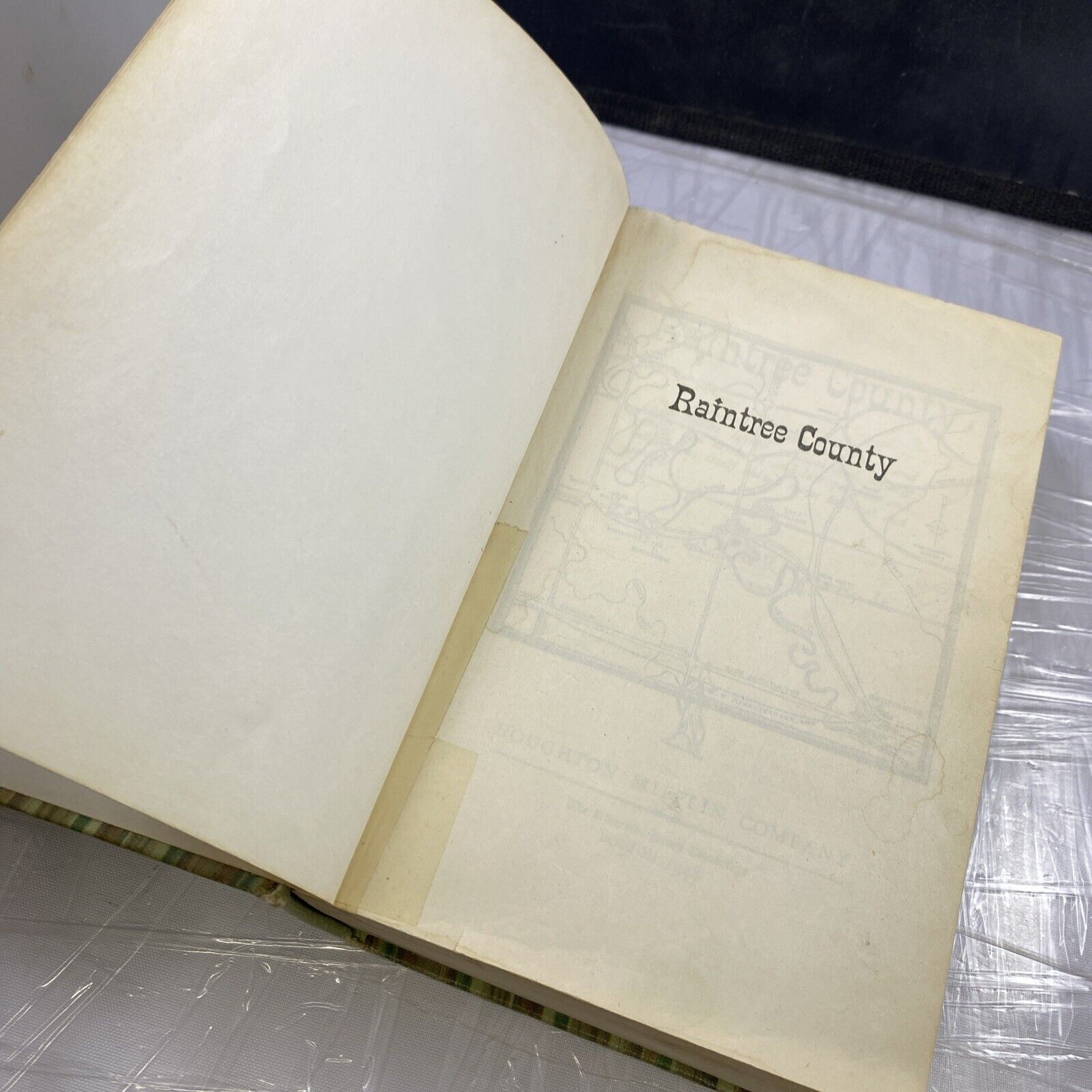 Raintree County by Ross Lockridge Jr. 1947 Hardcover STL Ex Lib Rebind! Unique