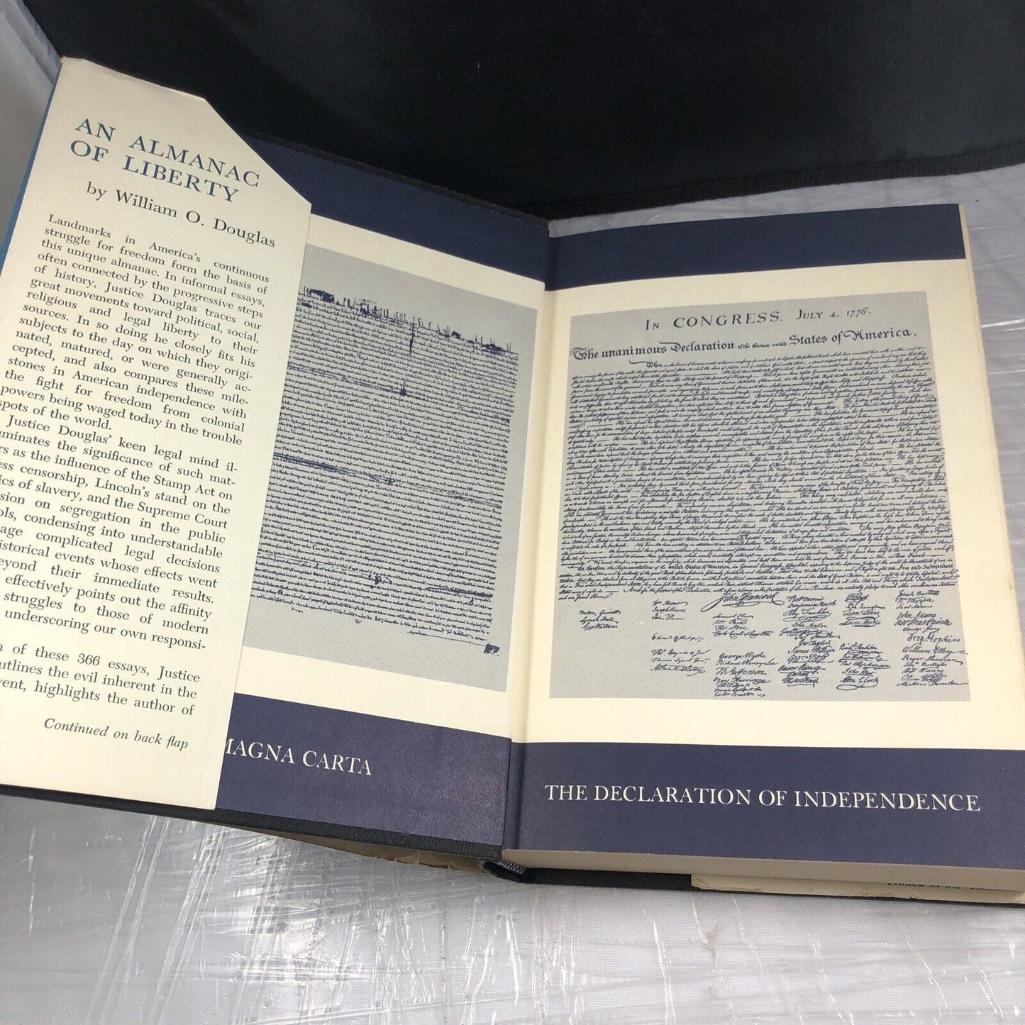 An Almanac of Liberty William O Douglas - 1954 First Edition Hardcover - HC/DJ