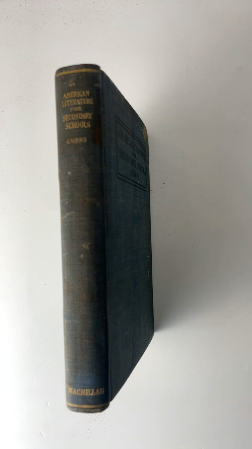 American Literature for Secondary Schools by William B. Cairns 1916