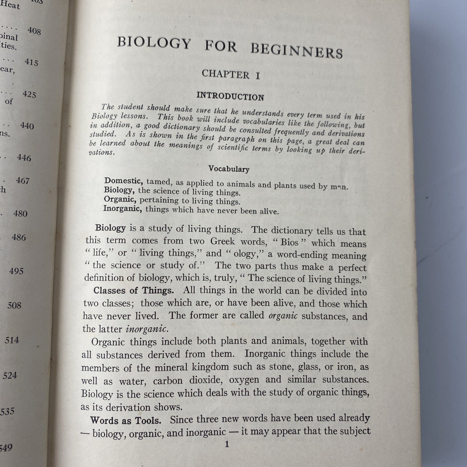 Biology For Beginners textbook by Truman J. Moon 1921 1924 antique vintage