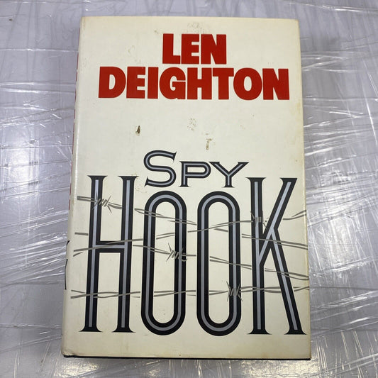 Spy Hook by Len Deighton (1988, Hardcover) Vintage Mystery Novel Book Club Ed