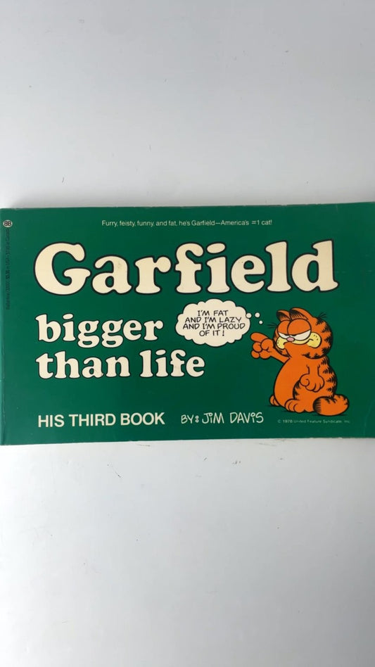 Garfield Bigger Than Life by Jim Davis First Ballantine Books Edition 1981