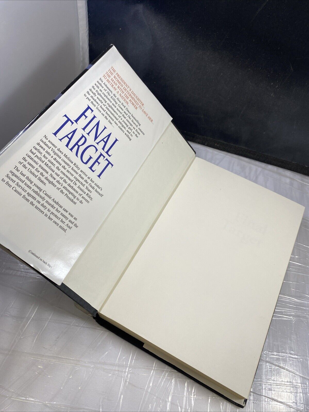 Final Target (Bantam Books) Hardcover VERY GOOD Iris Johansen BCE Unmarked