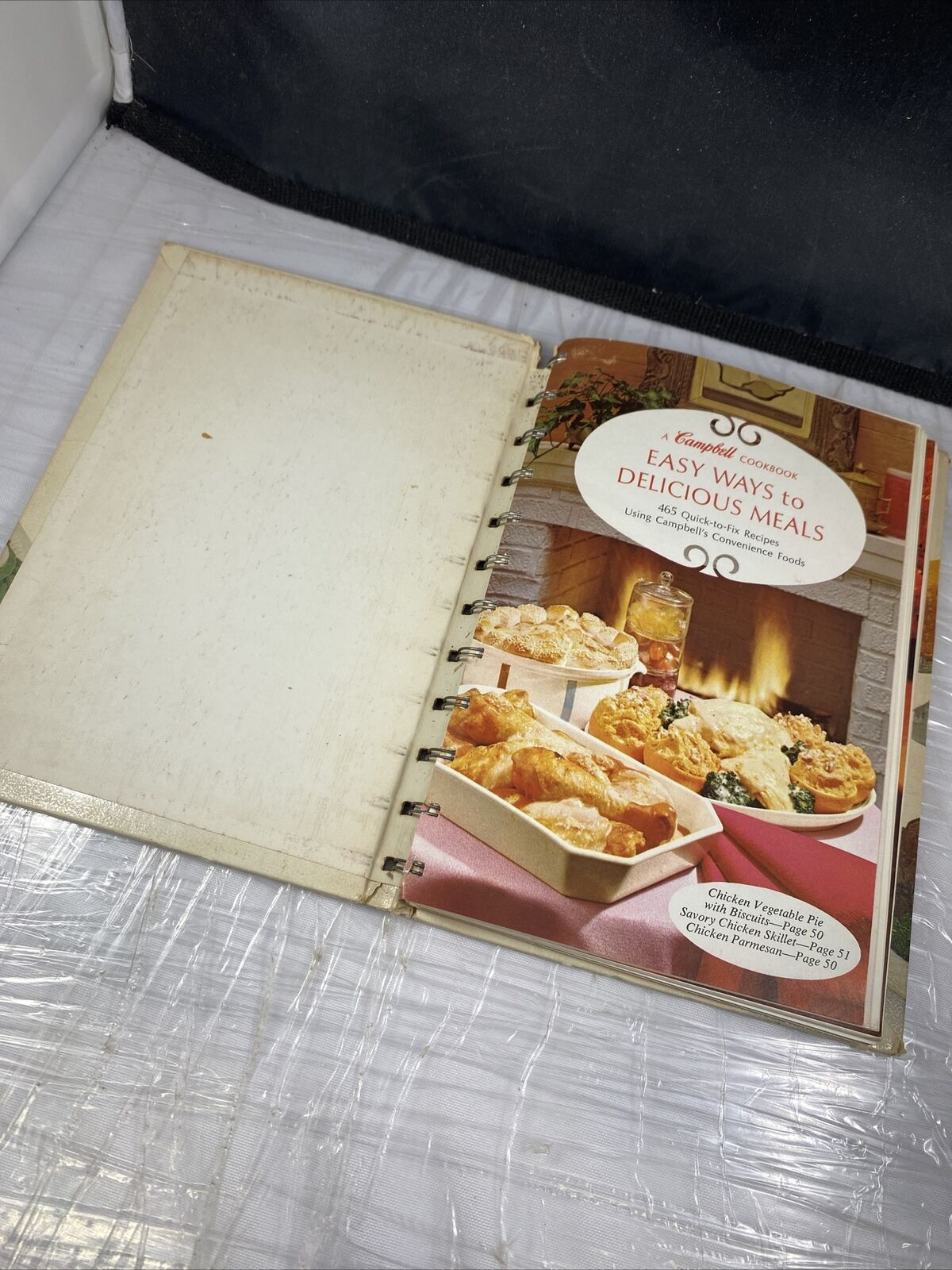 Vintage 60s Cambell Cookbook Easy Ways To Delicious Meals Cookbook Recipe Book