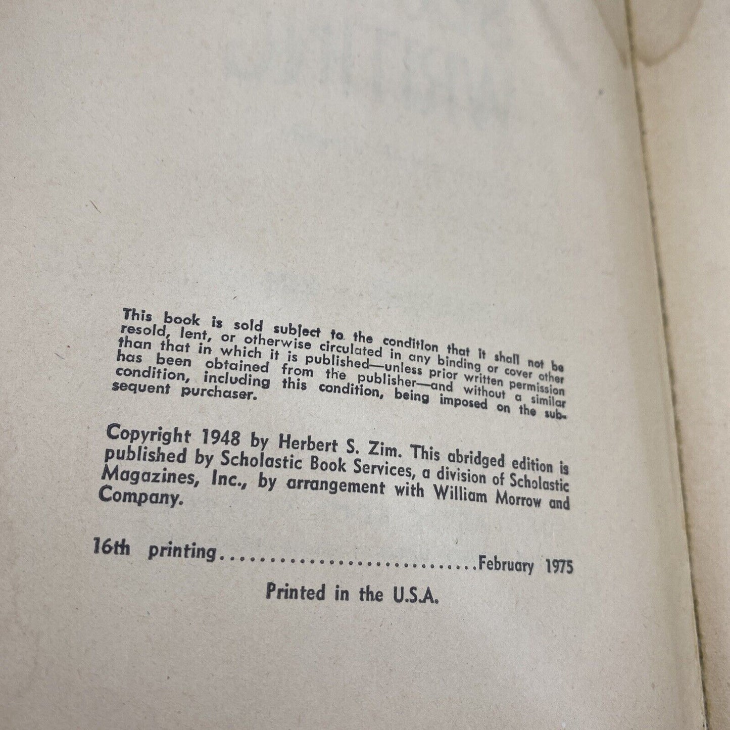 Codes & Secret Writing 1966 Vintage Scholastic Book Services Herbert S. Zim