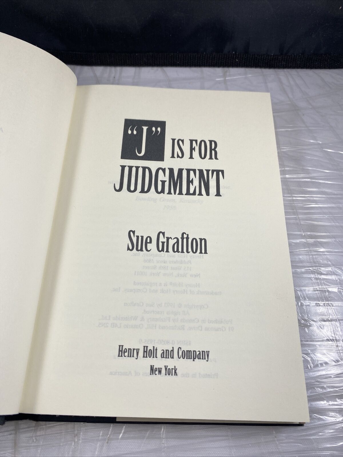 Kinsey Millhone Alphabet Mysteries Ser.: J Is for Judgment : A Kinsey Millhone N