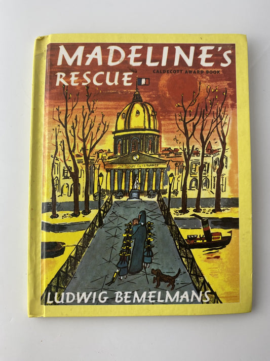 Vintage Madeline's Rescue Ludwig Bemelmans Caldecott Award Children's Hardcover