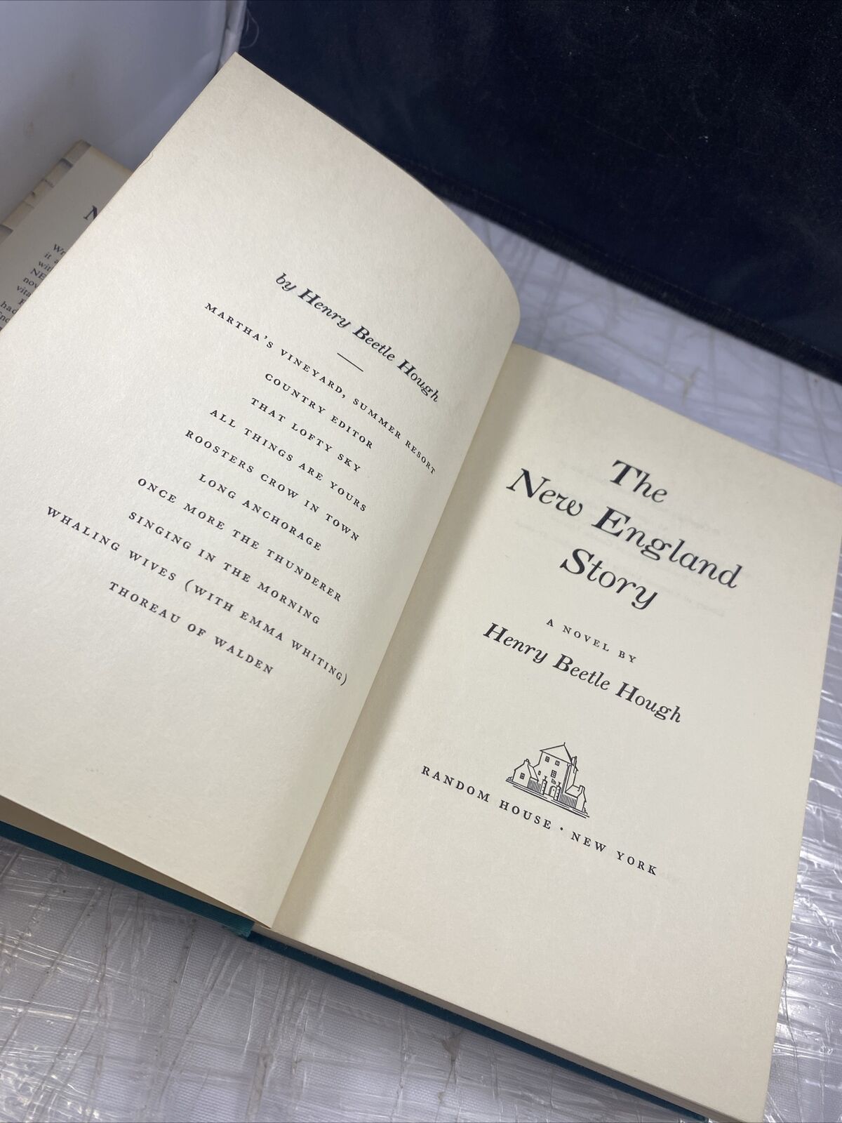 The New England Story A Novel By Henry Beetle Hough Vintage 50s Novel Good