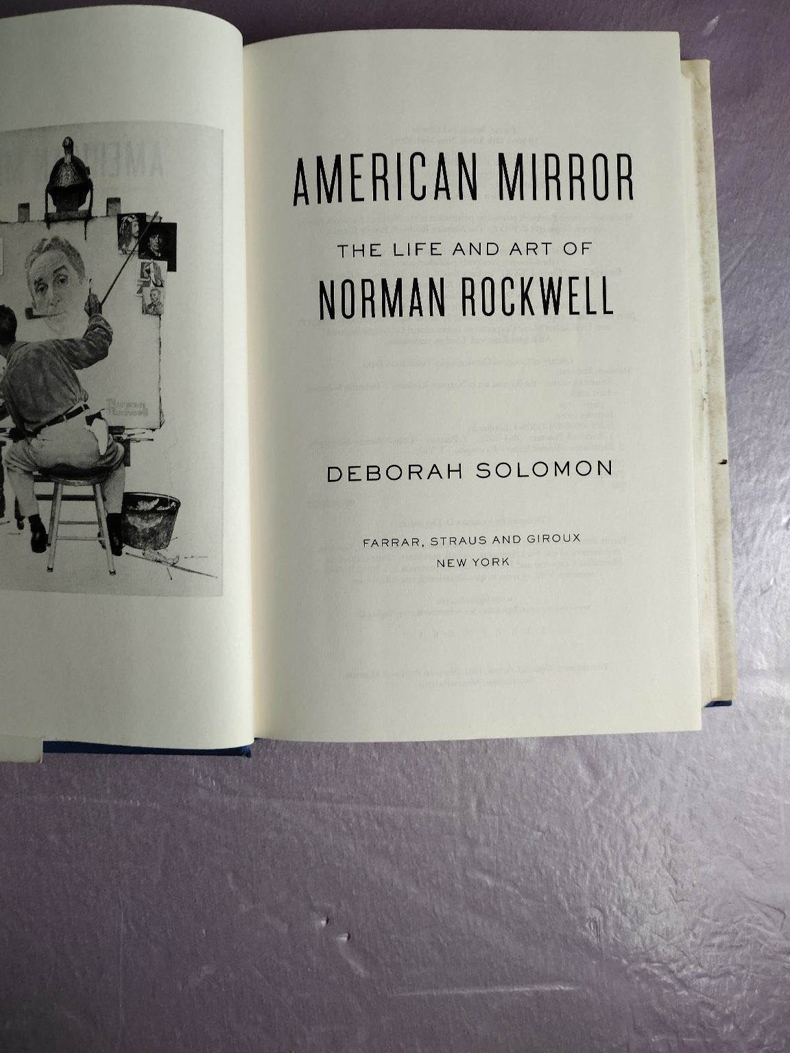 American Mirror Life & Art Norman Rockwell Deborah Solomon 2013 Biography FSG